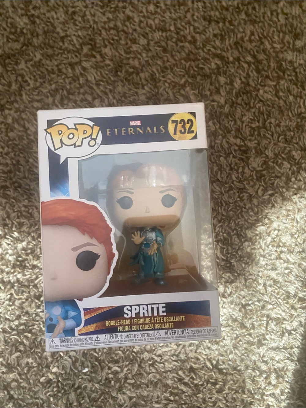 Funko Pop! Marvel Eternals Sprite Figure - Teal & Red Hair